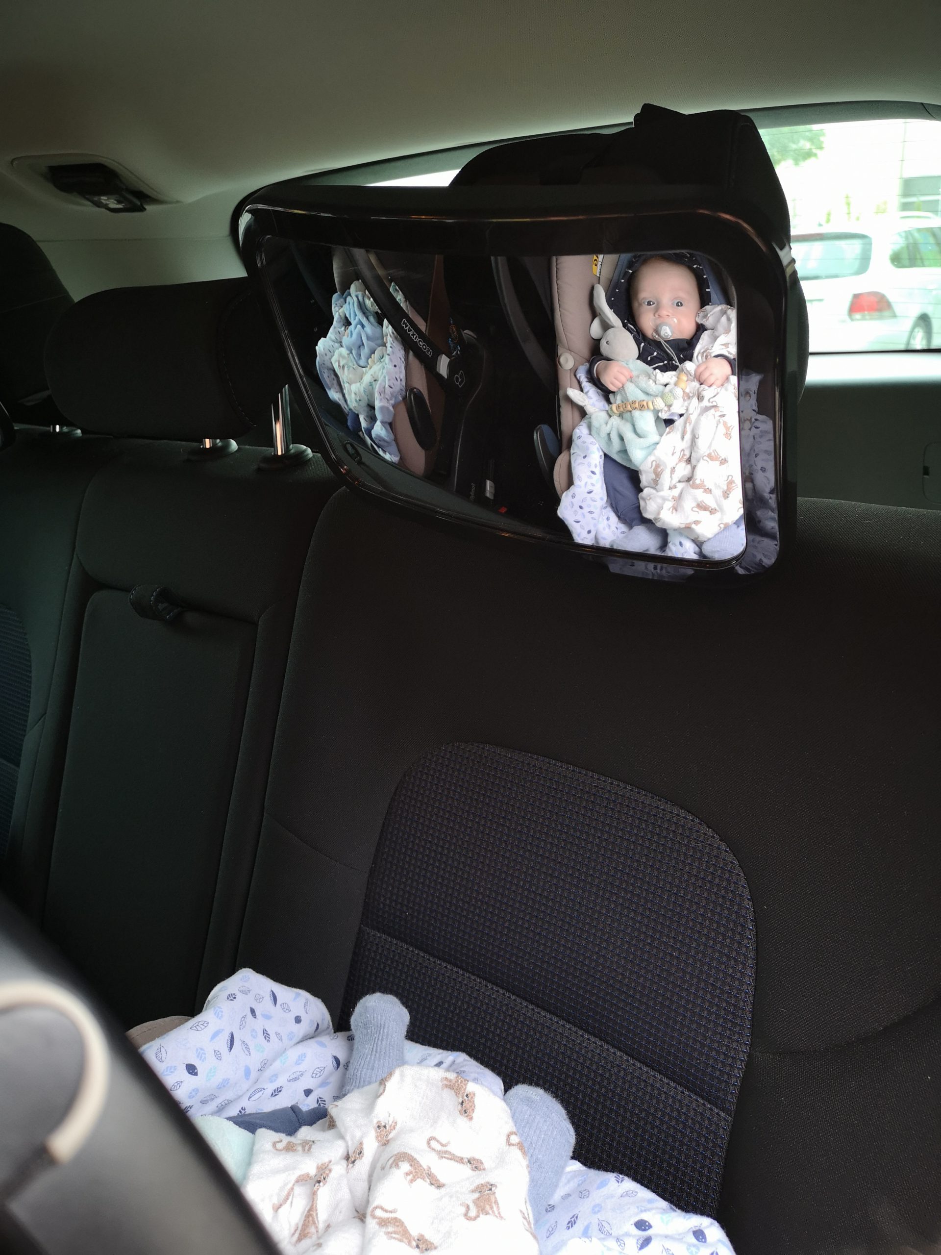 Baby Rücksitzspiegel Auto Spiegel Kindersitz Kopfstütze Rückspiegel Babyspiegel